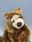 Ty 2003 Teddy Bear Griddles Plush 10    Stuffed Bean Bag Animal W  Ribbon Tylux