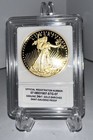 Genuine 24kt Gold Plated Saint-gaudens Proof Usa 2011 Twenty Dollar Coin