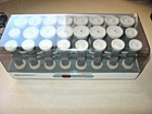 Windmere Gentle Curls 24 Velvet Hot Rollers Curlers -gentle To Your Hair   B