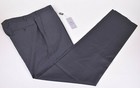 Zanella Nwt Pn12 Flat Front Dress Pant In Dark Gray Birdseye Wool Size 38