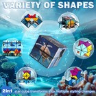 Euclidean Cube Fidget Toys For Kids 2 In 1 Star Cube Magic Cube Puzzle Toys     