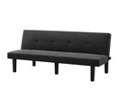 Leumius 70  Futon Sofa Bed modern Faux Suede Convertible Sleeper Sofa Bed With 3