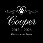 Pet Stone  Memorial  Grave Marker Granite Plaque  Headstone Dog Cat Memorial 6x6