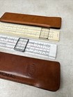 Vintage Frederick Post Co 1444-p Usa Slide Rule   K e Slide Rule 4097b Lot Of 2