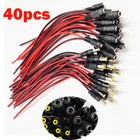 20 Pair Dc Power Cable Male Female Connector Cctv Security Camera Pigtail Us