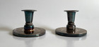 Vintage Marked Sterling Silver Candle Holders-set Of 2