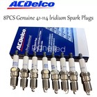 8pcs Genuine 41-110 Iridium Spark Plugs 12621258 For Chevy Gmc 4 8l 5 3l 6 0 Ne 