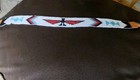 Native American Style Beaded Hatband Loomed Seed Bead Strip Thunderbird Western