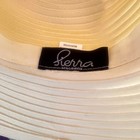 Sierra Millinery Hat Womens Os Wide Brim Rhinestone Yellow Easter Spring Church