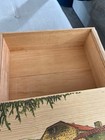 Vintage Mirassou Vineyards Painted Wooden Wine Box San Jose Ca Empty Decor