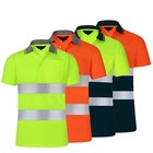Night Work Reflective Safety Shirt Clothing Quick Drying Short Sleeved T-shirt P