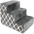Dog Stairs   Steps - Foam Steps For Small Dogs   Cats  Non-slip Indoor Balanced