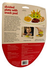 Sassy Divided Plate W  Removable Snack Pod Self Feeding Toddler Training 9m 