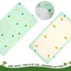 Crib Bedding Set Dinosaur Soft Green 4pcs Toddler Nursery Standard Size