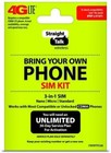 Verizon Compatible 3-in-1 Sim Card Kit - Triple Cut Nano Micro Standard