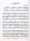 A Lover Waits Sheet Music Babes In The Wood Rick Besoyan 1964 Musical Flop