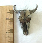 Vnt Artisan 925 Sterling Silver Bolo Cow Skull Bola 26 5gr -bola Only-no Strings