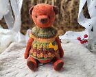Teddy Bear Vintage Style Looking Plush Doll Gifts Ooak Christmas Art Presents