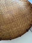 Vintage Round Hand Woven Winnowing Basket 14    Diameter