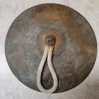 2 Ludwig 7  Copper Patina Splash Cymbals 1920s 1930s Musical Instruments Vintage