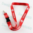 New For Toyota Lanyard Keychain Quick Release Key Chain Supra Ae86 Corolla Red