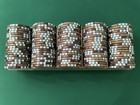 100 Chips   100 Isle Casino Popano Park Ceramic Chips By Chipco  10g  39mm 