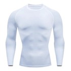 Men   s Quick Dry Long Sleeve Compression Gym T-shirt Fitness Running Tee Top Gift