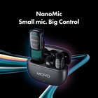 Nanomic Wireless Lavalier Microphone For     Clip-on Trs Wireless Mic System Fo   