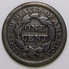 1848 Braided Hair Large Cent F Penny K014