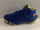 New Under Armour Youth Jet 21 Blue Basketball Shoes Ps Kids - Youth Size 2 Nib