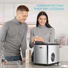 1 6qt Automatic Ice Cream Maker Machine W  Compressor Lcd Display  3 Mode  Timer