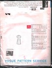 2103 Vintage Vogue Sewing Pattern Misses 1960s Sybil Connolly Dress 10 Couturier