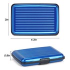 Aluminum Rfid Blocking Credit Card Holder For Men   Women Stylish Travel Wallet