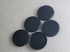 Lot Of 5- 40mm Round Bases For Warhammer 40k   Aos Bitz Heavy Gear