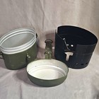 Authentic Swedish Army M44 Aluminum Mess Kit 3-piece Field Stove Svea Windscreen