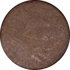 1786  1787  Or 1788 New Jersey  Colonial Copper Coin - Damaged   Corroded