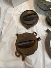 Antique Vintage Haller Cast Iron Enamel Ware Kerosene Stove Parts Lot