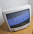 Vintage Admiral 14    Crt Tv White Retro Gaming Model Goj 12310 No Remote Works 