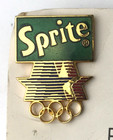 Vintage Coca Cola 1984 Olympics Pin Pinback Lot Employee Letter Santa Sprite Tab