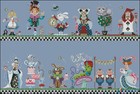 Set Of 12 Cross Stitch Patterns Brooke s Book Alice The Wonderland Collection