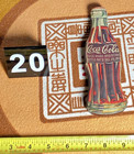  20 Coca-cola Bottleshaped Tin Case With Two Collectible Pens Original 1997 Soda