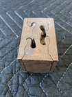 Vintage Wooden Puzzle Folk Art Damaged