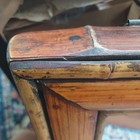 Vintage Antique Bamboo Wall Mirror 32 1 2  X 20  Very Heavy  local Pickup 