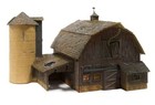 Woodland Scenics 4932 N Scale Old Weathered Barn Built   Ready Farm Wds4932 New