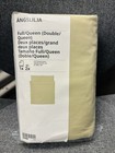 Ikea Angslilja Queen full Duvet Cover W 2 Pillowcases Bed Set Light Sage Green