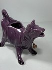 Vintage Kenmar Purple Ceramic Cow Creamer 6 5 In 