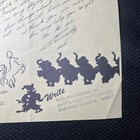 Vintage Circus Written Letter Head Buffalo Breath Gap Circus 1980s 90s - L1