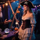 Women s Victorian Style Crystal Simulated Amethyst Antique-gold-tone