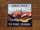 Maroon Bells Colorado 14ers Sticker