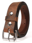 Men s Genuine Buffalo Leather Belt Full Grain Work Made In Usa By Amish 1 25 